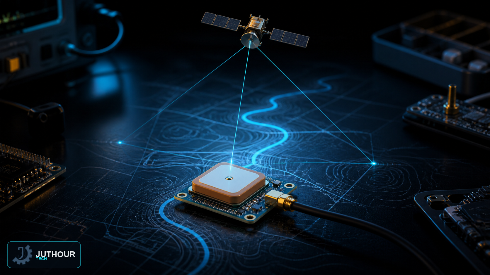 Engineering illustration: How Does GPS Navigation Actually Work?