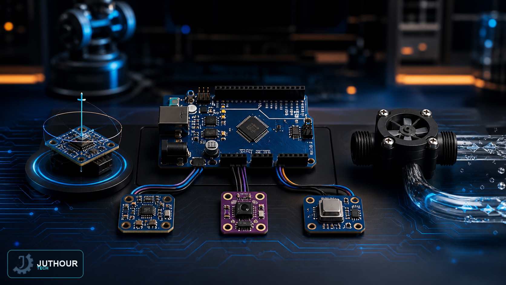 Engineering illustration: Arduino Sensors Guide: Part Four