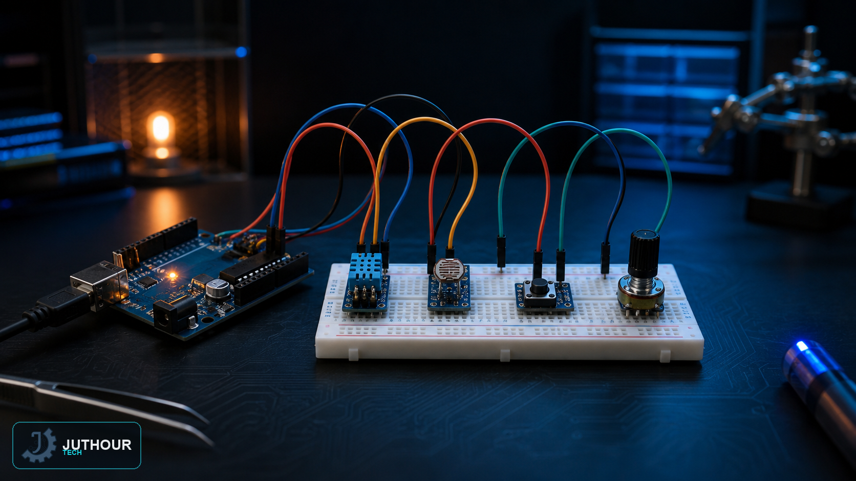 Engineering illustration: Arduino Sensors Guide: Part One