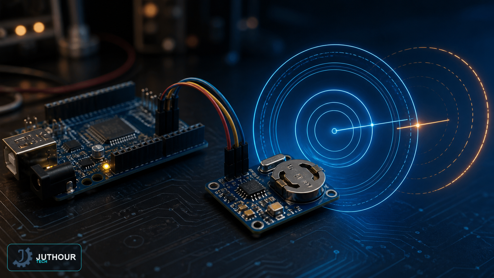 Engineering illustration: DS3231 Real-Time Clock Module: Why Is It More Accurate?