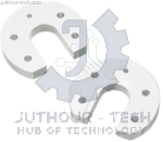 3D PRINTER METAL J-HEAD E3D MOUNTING PLATE U SHAPE