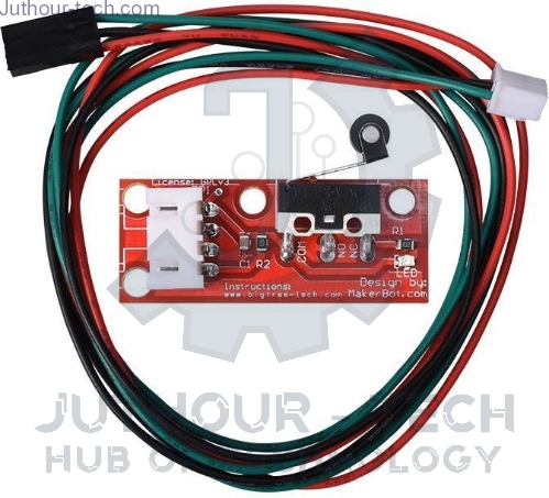 Mechanical Limit Switch with Wheels / Endstop for 3D Printers With 70 CM Cable