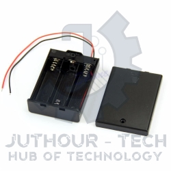 3 x AA Battery Holder + On/Off Switch Front