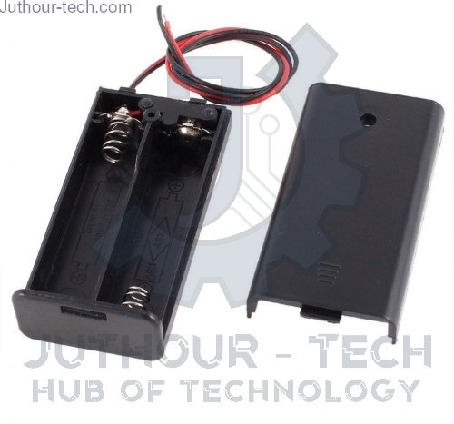 2 x AA Battery Holder + On/Off Switch Face