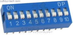 10 Position DIP Switch 2.54mm