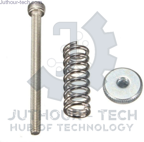 3D PRINTER BED LEVELING M3 SCREW WITH SPRING AND HAND KNOB