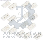 Plastic Corner Angle Brackets 90 Degree (Package:10)