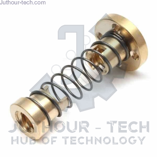 T8 Anti Backlash Spring Loaded Nut For 8mm Acme Threaded Rod Lead Screws