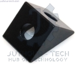 Black Angle Corner Connector Front Side