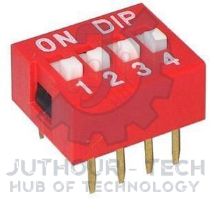 4Position DIP Switch 2.54mm