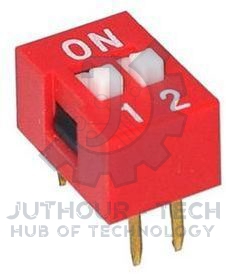 Slide Type Switch Module 2.54mm 2 Position Way DIP Red Pitch