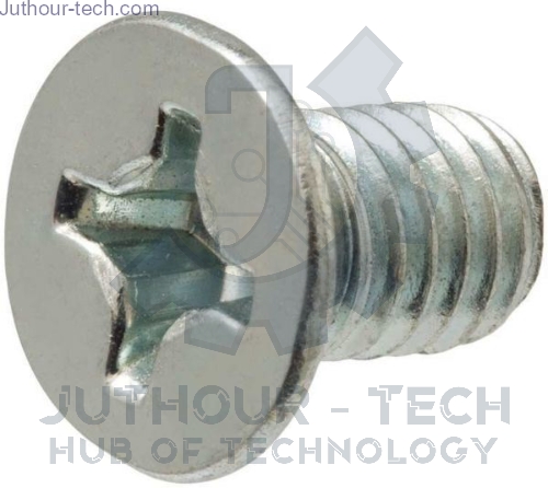 3x4mm Phillips Flat Head Machine Screws - Pack 50