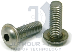 M5x6mm Socket Flanged Button Head Screws - Pack 50