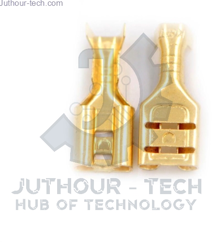 Terminals Wiring Female Connectors (2.8mm - Gold) - Pack of 50