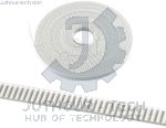 1Meter GT2 Timing Belt White PU With Steel Core 2GT-6MM GT2 Open Timing Belt for 3D Printer RepRap Prusa