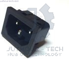 AC POWER CONNECTOR CHASSIS MOUNT Side