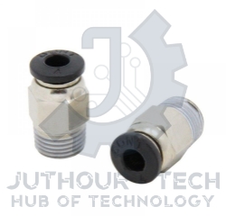 3D Printer j-head Remote feed connector fittings 1.75mm/10mm (Stainless steel)