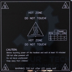 صورة 3D Printer Aluminum MK3 PCB HeatBed Dual Power Heat Bed HotBed 220x220x3mm