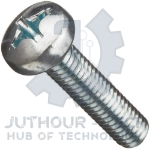 M5x15mm Phillips Steel Machine Screw Pan Head - Pack 50