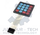 A flexible 4x4 keyboard compatible with Arduino used in electronic locks projects