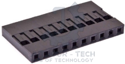 PH-20 (10 Pin 0.100" Header Crimp Connector Housing-Single Row) (Pack Of 25)