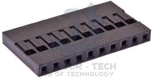 PH-20 (10 Pin 0.100" Header Crimp Connector Housing-Single Row) (Pack Of 25)