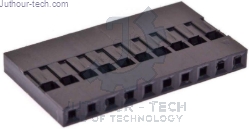 PH-20 (10 Pin 0.100" Header Crimp Connector Housing-Single Row) (Pack Of 25)