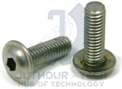 M5x12mm Socket Flanged Button Head Screws - Pack 50