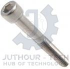M3x35mm High Tensile Socket Head Cap Screws (White) - Pack 50