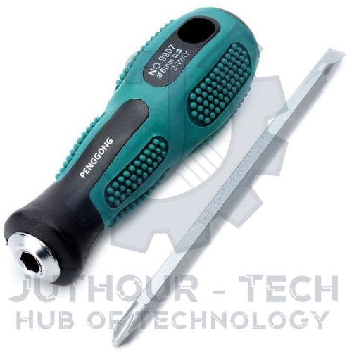 Picture of 9907 Cross Head and Slotted 2-Way Screwdriver 6 x 100mm Philips Slotted 6mm Screwdrivers Hand Tool