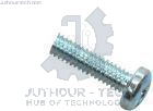 M2x10mm Steel Machine Screw Pan Head - Pack 100