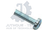 M2x10mm Steel Machine Screw Pan Head - Pack 100