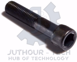 M3x50mm High Tensile Socket Head Cap Screws (Black) - Pack 50