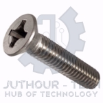 3x25mm Phillips Flat Head Machine Screws - Pack 50