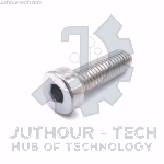 M4x12mm High Tensile Socket Head Cap Screws (White) - Pack 50