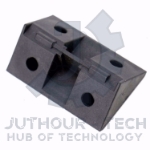10 Plastic Corner Angle Brackets 90 Degree (Black)