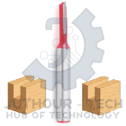 Router Drill Bit D: 4mm H: 19mm Shank: 12