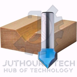 Router Drill Bit D: 10mm H: 10mm Shank: 6