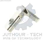 L Shape 90 Degree Hidden Inside Corner Bracket for T Slot 40mm Aluminum Extrusion Side