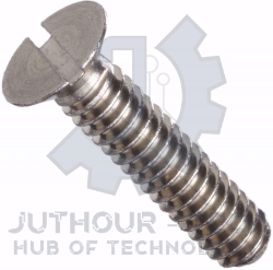 M2.5x22 Slotted Countersunk Machine Screw - Pack 100