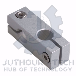 Aluminum Alloy 10mm Hole Diameter Double Tube Linear Shaft Support Connectors