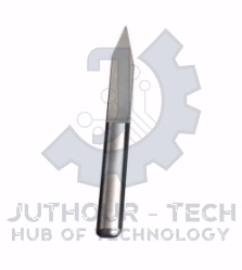 0.1mm PCB End Mill 10° Front