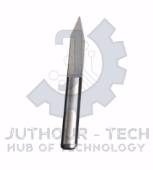 0.1mm PCB End Mill 20° Front