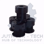 GT2 20 Tooth 5mm Bore Timing Belt Pulley black