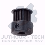 GT2 20 Tooth 5mm Bore Timing Belt Pulley black