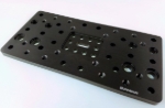 C-Beam Gantry Plate - Double Wide (Aluminum) Open builds Side