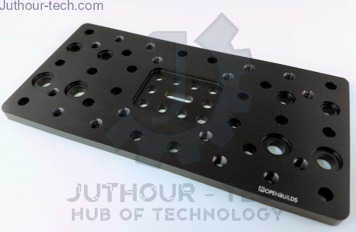 C-Beam Gantry Plate - Double Wide (Aluminum) Open builds Side