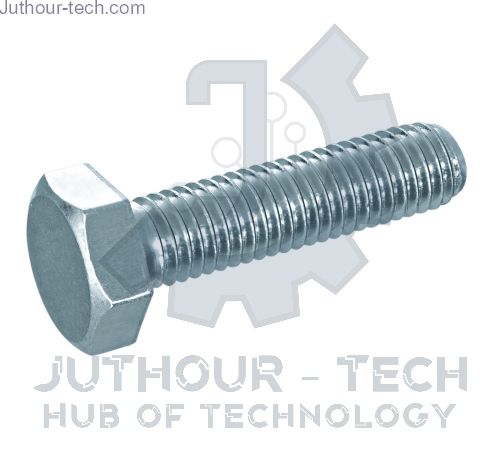 M5x25mm Hexagonal Steel Machine Screw - Pack 20