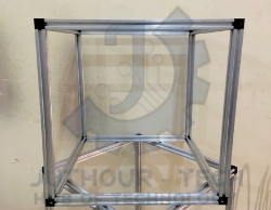 HyperCube 3D Printer Frame Kit 41.5 x 41.5 Silver