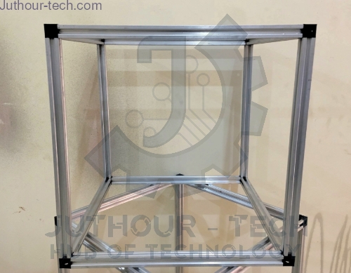 HyperCube 3D Printer Frame Kit 53 x 53 Silver